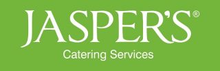Jasper's Corporate Catering services logo white